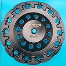 Hueys Hurricane 80 grit Threaded 7” Cup Wheel