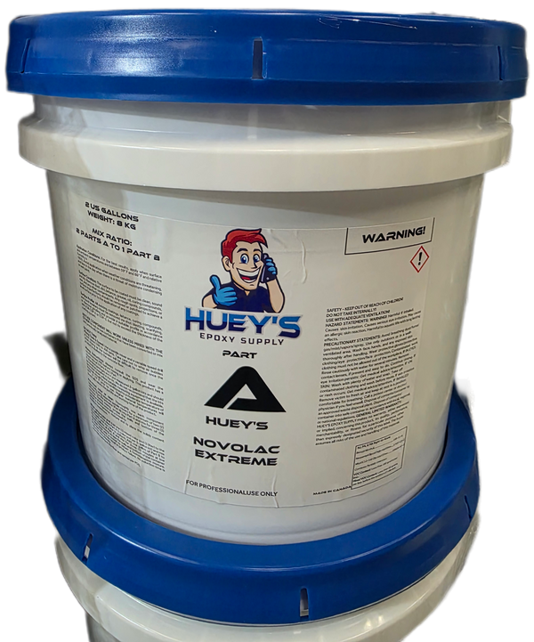 Huey's Extreme - 3 GALLON KIT CHEMICAL RESISTANT EPOXY Novolac