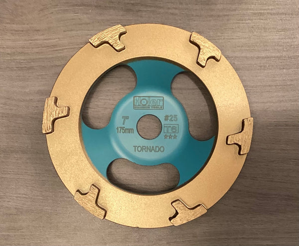 Holer Concrete grinding Cup Wheel | TORNADO*** | 7" | #25
