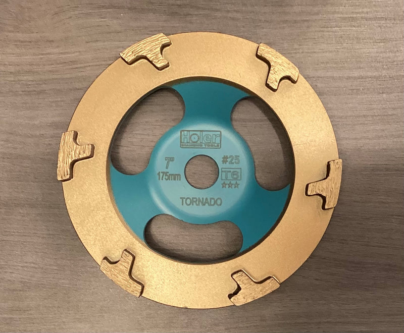 Holer Concrete grinding Cup Wheel | TORNADO*** | 7" |