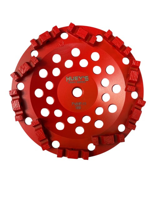 7'' Cup Wheel The Boss Lady Threaded