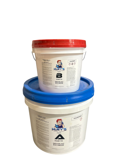 Huey's Extreme - 3 GALLON KIT CHEMICAL RESISTANT EPOXY Novolac