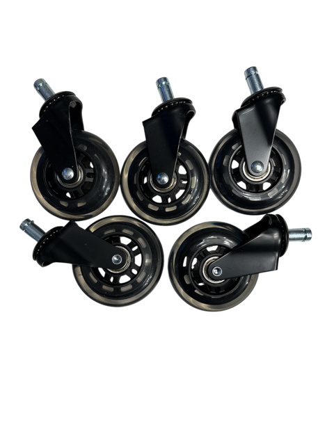 Caster Wheels for Office Chairs Set of 5