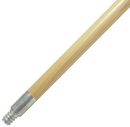 5' Metal Thread Wood Broom Handle