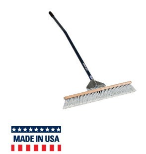 36" Duo Broom with 60" Ergonomic Blue Aluminum Handle