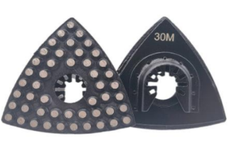 Huey’s 3'' Micro-dots Triangle corner tool polishing