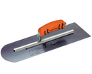 12" x 4" Round Front/Square Back Blue Steel Cement Trowel with ProForm® Handle