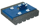 8" x 7" Rub Brick Mop with Handle - 20 Grit