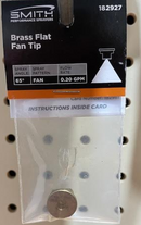 Flat Fan Tip, Brass .2 GPM-65 Degree for Smith Sprayer