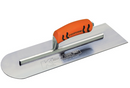 18" x 5" Round Front/Square Back Carbon Steel Cement Trowel with ProForm Handle