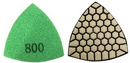 Huey's 3'' Triangle Polishing Pads (Dry)