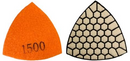 Huey's 3'' Triangle Polishing Pads (Dry)