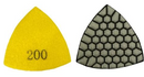 Huey's 3'' Triangle Polishing Pads (Dry)