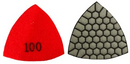 Huey's 3'' Triangle Polishing Pads (Dry)