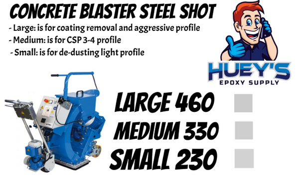 330 Concrete Shot for Shot Blaster 45lb Pail