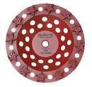 7'' Chocolate Starfish 16 Grit 5/8''-11 Cup Wheel