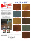 Heritage Reactive Stain - Acid Stain System 1 Gallon