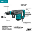 23 lb. SDS‑MAX AVT Demolition Hammer