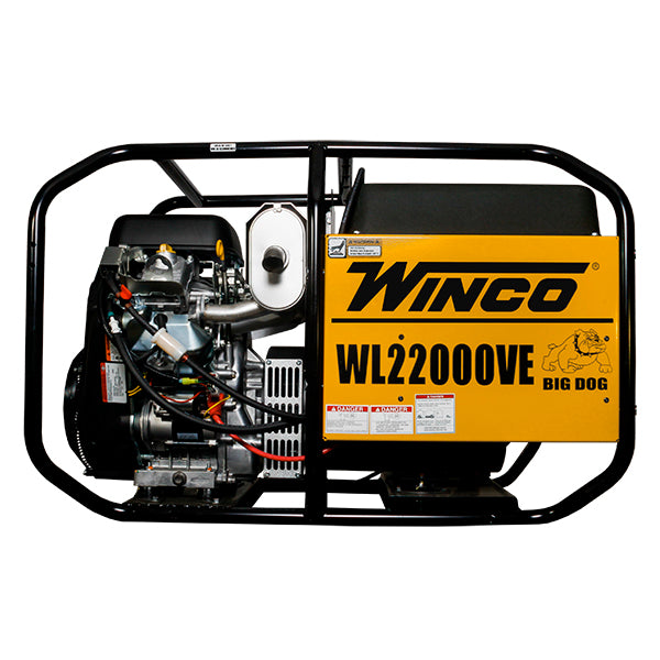 WL22000VE WINCO Generator (Wheel Kit & Battery Included)