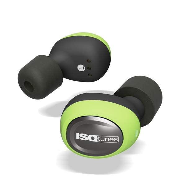ISOtunes™FREE True Wireless Bluetooth  Earbuds - Safety Green