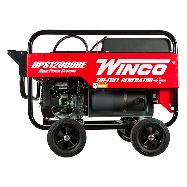 HPS12000HE WINCO Generator (Wheel Kit & Battery Included)