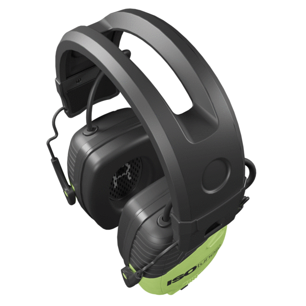 ISOtunes LINK AWARE Bluetooth Earmuff -  Bright Green, Tactical Sound Control