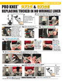 ProKnee 0714 / 0714E TUCKED IN NO WRINKLE LINERS