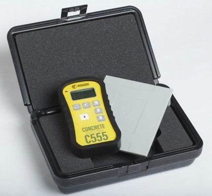 C555 Handheld Concrete Moisture Meter Kit (Fahrenheit)