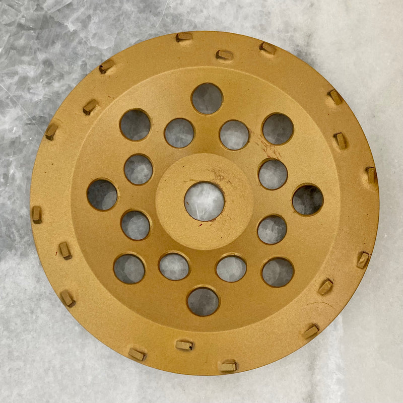 "The Claw" PCD Cup Wheel for coatings removal, epoxy, overlays, glues