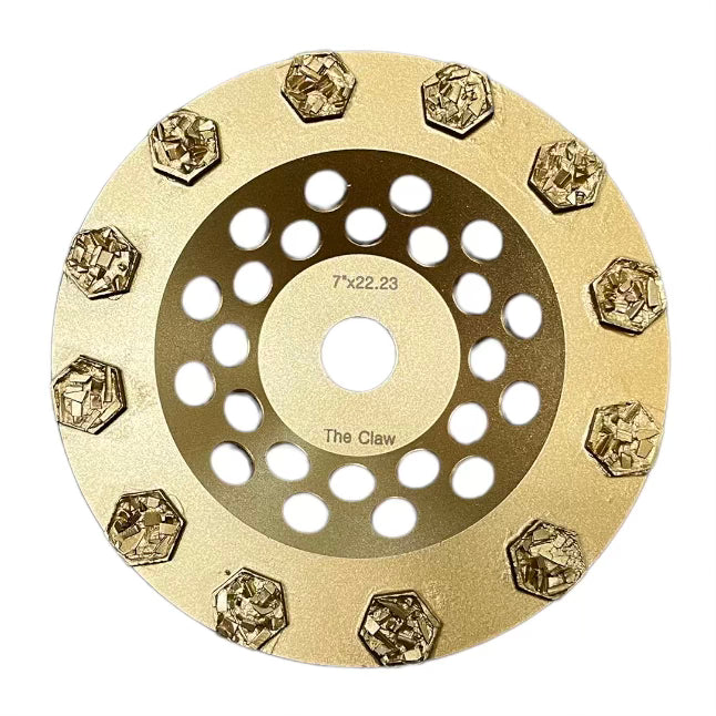 7" PCD Cup Wheel - Round Split Non-Threaded