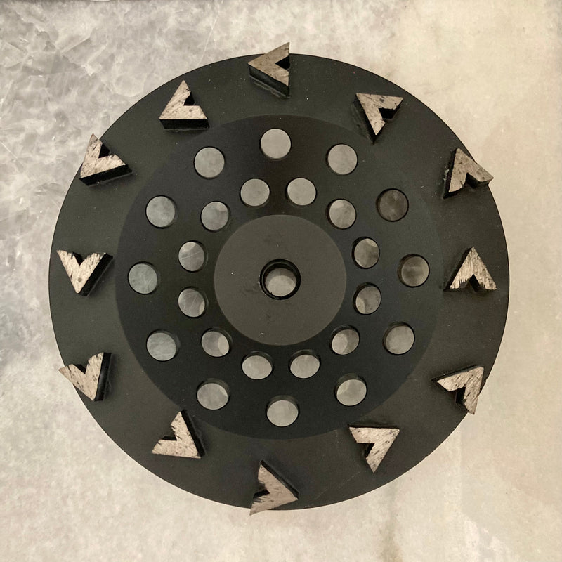 "The Raptor" 7" Cup Wheel GLUE and Adhesive Removal Beast