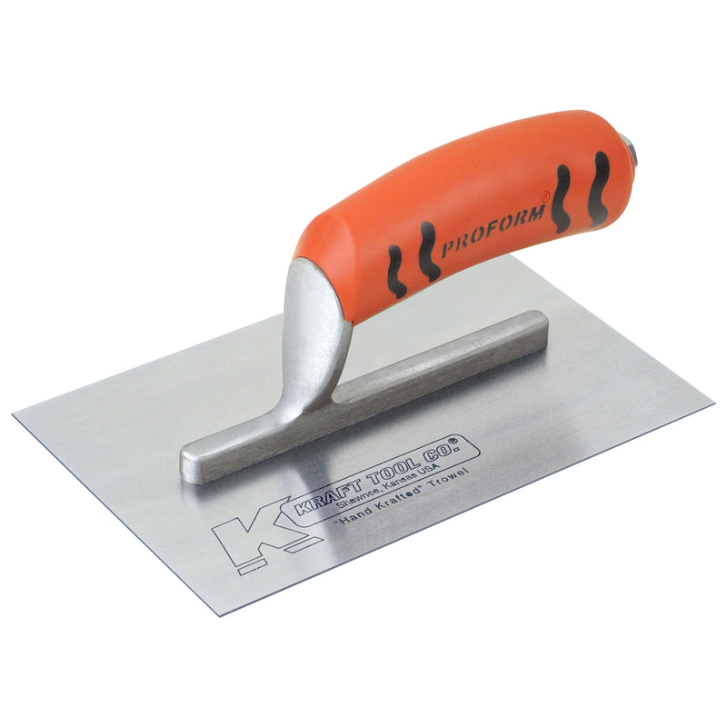 8" x 3" Carbon Steel Midget Finishing Trowel with ProForm® Handle